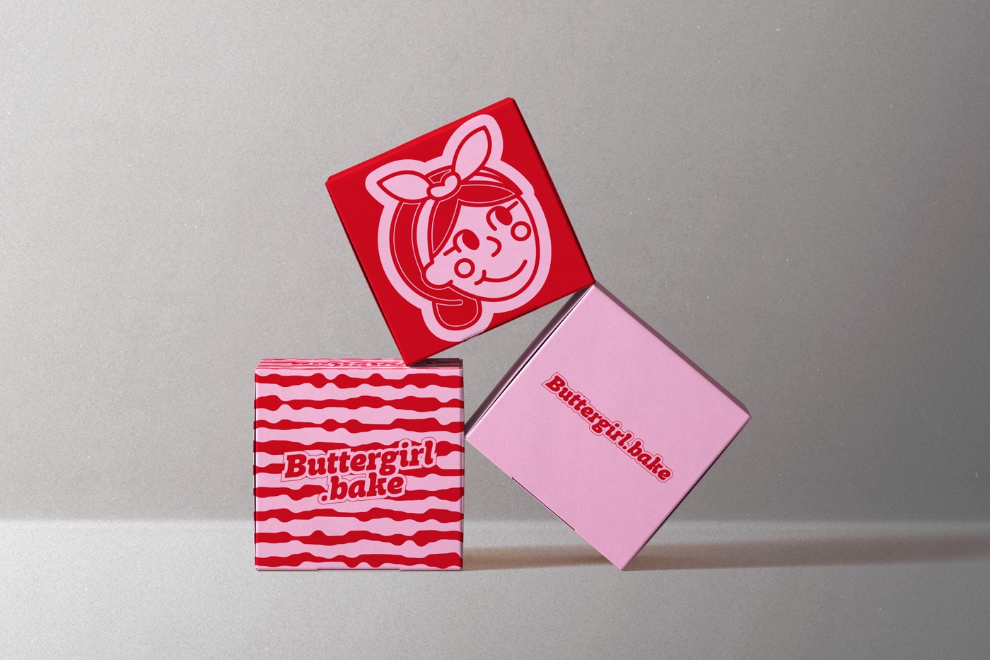 logo design chania buttergirl.bake cakes